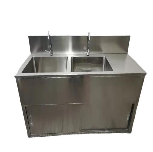 不锈钢洗手台(水槽+沥水台)